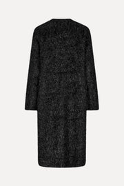 Stine Goya Alec Coat Coat Fluffy Black