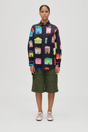 Stine Goya Bungee Tech Zip-Off Pants Pants Olive Night