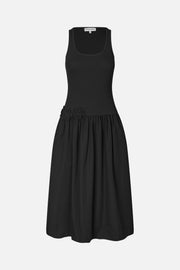 Stine Goya Casual Tank Midi Dress Dress Black