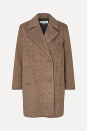 Stine Goya Coat Outerwear Fluffy Rhombus