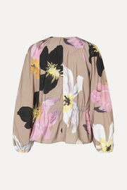 Stine Goya Double Buckle Raglan Top Top Wild Flowers