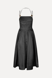 Stine Goya Double Strap High-Volume Dress Dress Black
