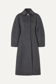 Stine Goya Elastic Waist Raglan Long Coat Outerwear Graphite