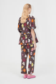 Stine Goya Elasticated Waistband Pants Pants Wild Flowers