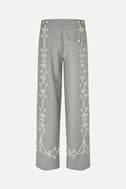 Stine Goya Embroidered Tab Pants Pants Tapered Embroidery Motif