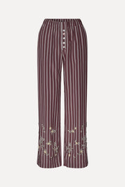 Stine Goya Gathered Boxer Pants Pants Uniform Stripes