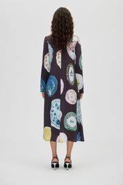 Stine Goya Long Sleeve Midi Dress Dress The Platera