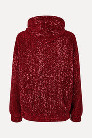 Stine Goya Oversize Hoodie Top Bordeaux