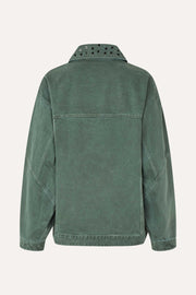 Stine Goya Oversized Pockets Jacket Jacket Dark Green