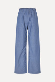 Stine Goya Pocket Elasticated Long Pants Pants Blue