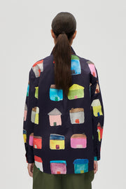 Stine Goya Pocket Oversized Shirt Top Refugios