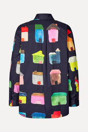 Stine Goya Pocket Oversized Shirt Top Refugios