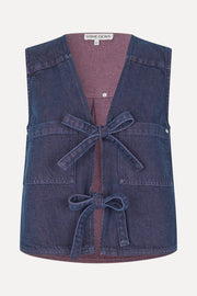 Stine Goya Pocket Vest Top Dusky / Dried Rose