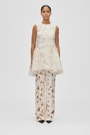 Stine Goya Romantic Ruffling Sleeveless Short Dress Dress Multiflowers