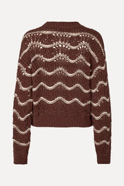 Stine Goya SGDirch Jumper Knit Cream Waves