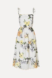 Stine Goya Scalloped Cut Out Dress Dress Wild Flowers Embroidery
