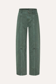 Stine Goya Structured Long Pants Pants Dark Green