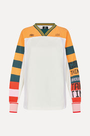 Stine Goya Sweatshirt Pullover Top Multi Colored Stripe