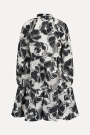 Stine Goya Tier Voluminous Ruffle Mini Dress Dress Anemone Jacquard