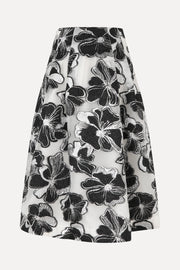Stine Goya Voluminous Midi Skirt Skirt Anemone Jacquard