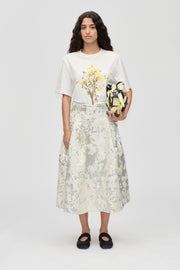 Stine Goya Voluminous Midi Skirt Skirt Lurex Garden