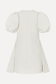 Stine Goya Angled Pleat Mini Dress Dress Artist Flower Relief