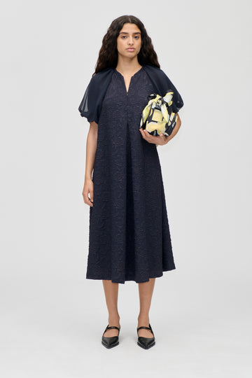 Stine Goya Balloon Sleeve Midi Dress Dress Garden Relief