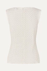 Stine Goya Boatneck Tank Top Top White Swan