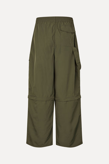 Stine Goya Bungee Tech Zip-Off Pants Pants Olive Night