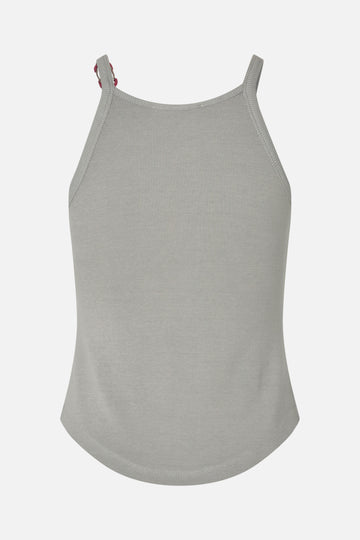 Stine Goya Carabiner Rib Tank Top Top Grey