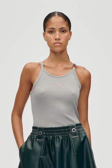 Stine Goya Carabiner Rib Tank Top Top Grey