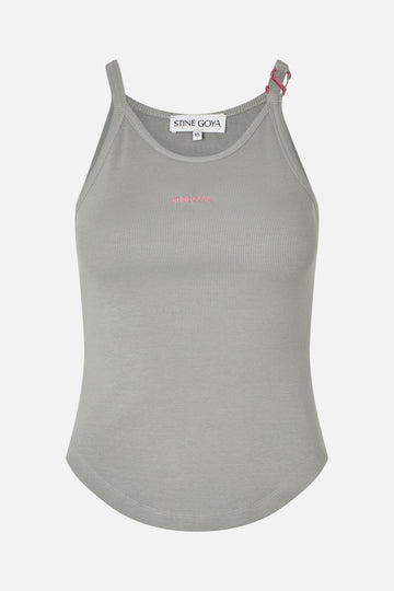 Stine Goya Carabiner Rib Tank Top Top Grey