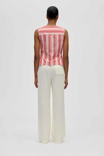 Stine Goya Casual Elasticated Pants Pants Cream