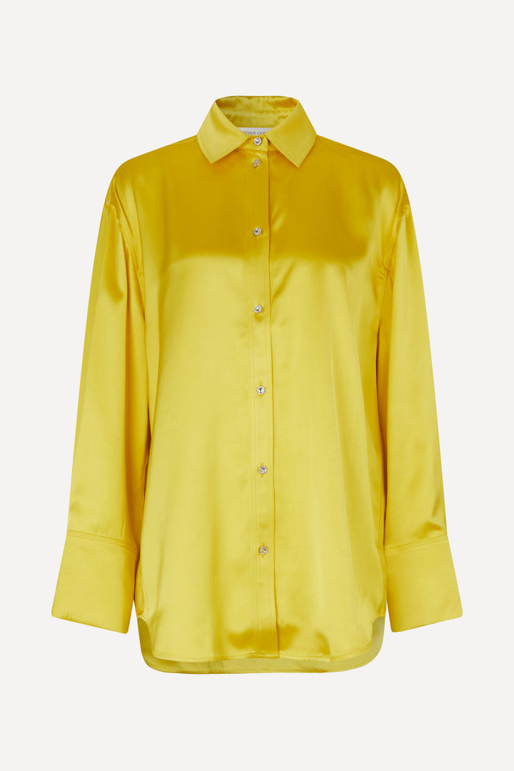 Charlotta Shirt - Electric Yellow - Stine Goya