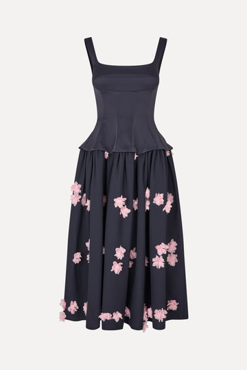 Stine Goya Corset Long Dress Pink Petunia Stine Goya Corset Long Dress Pink Petunia