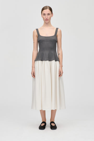 rise and grind corset dress Rise And Grind Corset Dress - Dark Grey