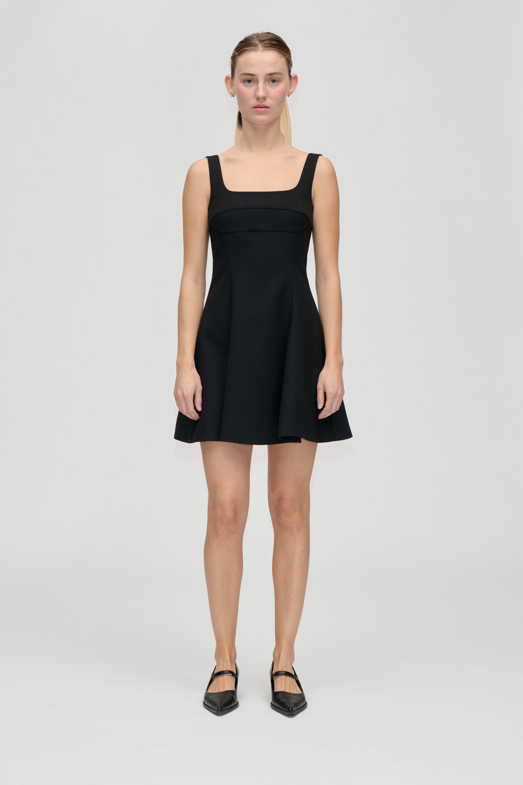 Corset Mini Dress - Black