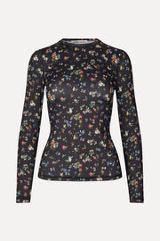 Stine Goya Elastic Long Sleeve Top Top Magnolia Garden