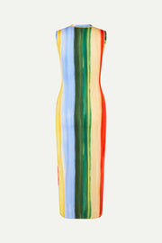 Stine Goya Elastic Tank Crewneck Dress Dress Rainbow Hue