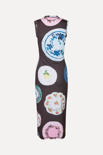 Stine Goya Elastic Tank Crewneck Dress Dress The Platera