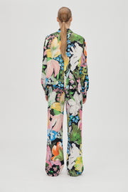 Stine Goya Elasticated Long Pants Pants Flowers Under The Sun