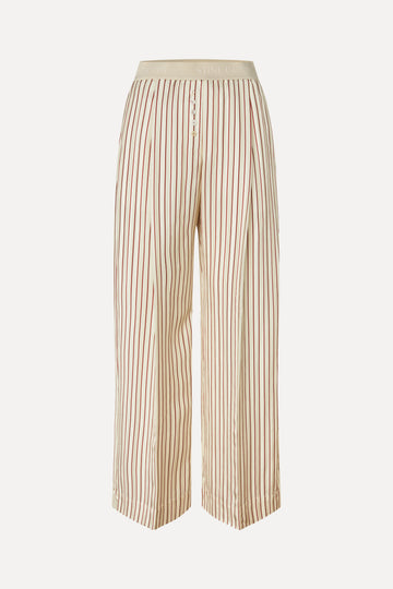 Stine Goya Elasticated Wide Pants Pants Symmetry In Cream