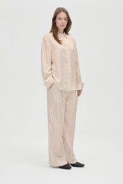 Stine Goya Elasticated Wide Pants Pants Symmetry In Cream
