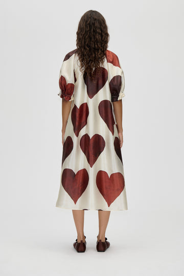 Stine Goya Front Placket Long Dress Dress Hearts