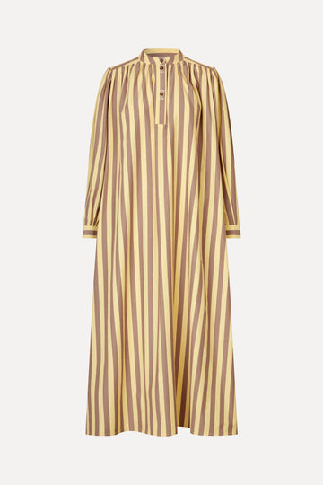 Stine Goya Gathered Shirt Gown Dress Equestrian Sun