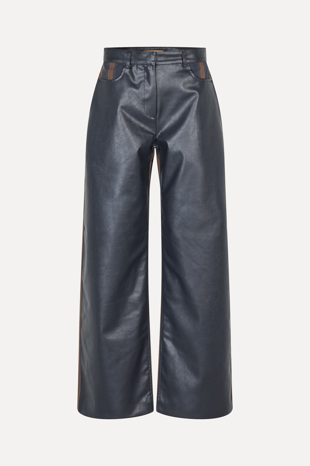 Hybrid Structured Pants - Midnight Stripes - Stine Goya