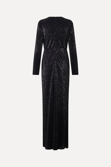 Long Sleeve Maxi Dress - Black - Stine Goya Long Sleeve Maxi Dress - Black - Stine Goya