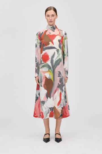 Stine Goya Long Sleeve Midi Dress My Garden Stine Goya Long Sleeve Midi Dress My Garden