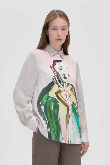 Stine Goya Long Sleeve Shirt Top The Achiever