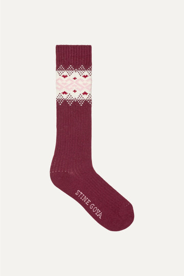 Stine Goya Long Socks Accessories Fairisle